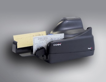 Photo of a Panini check scanner