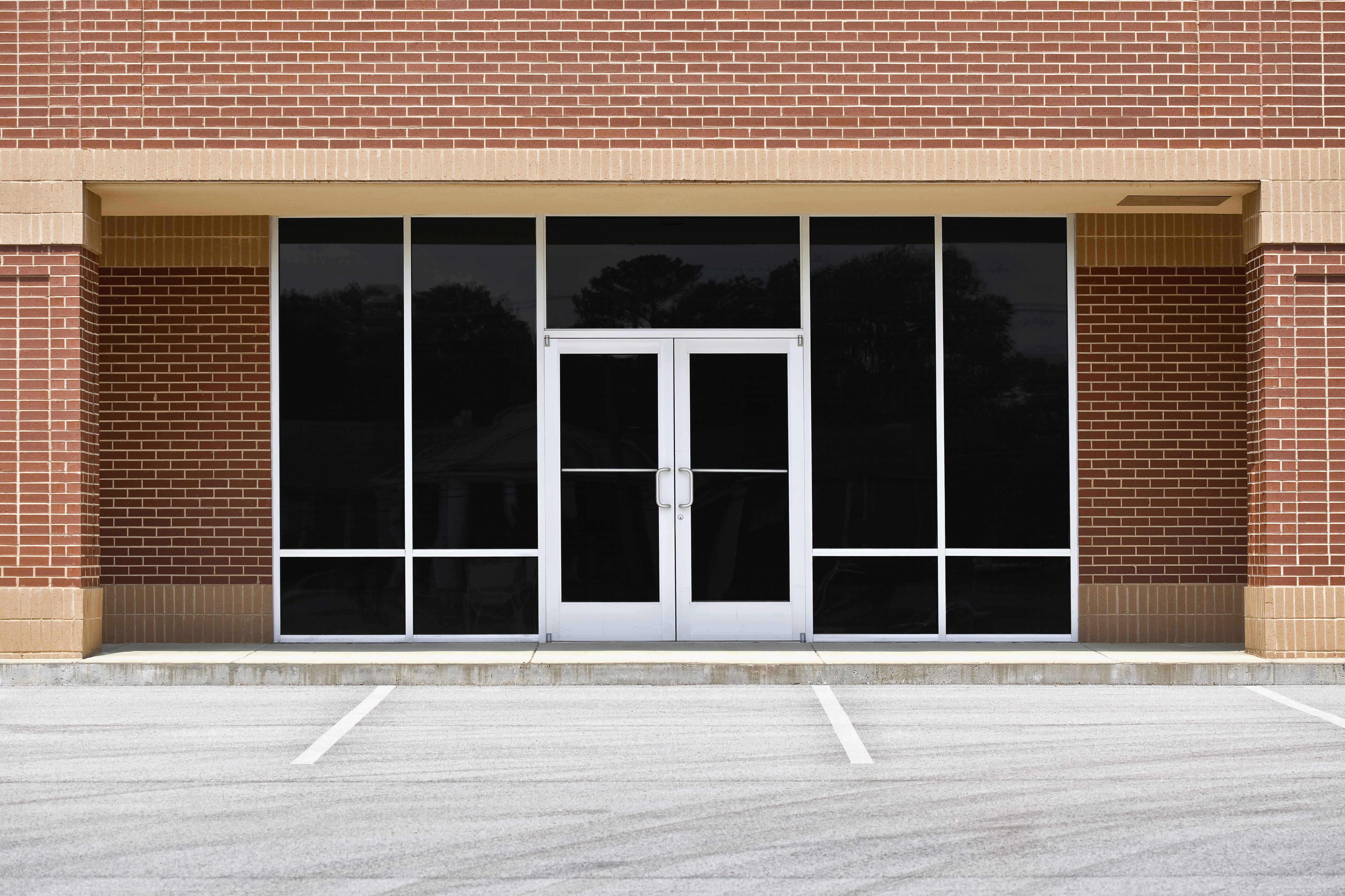 Photograph of empty retail space